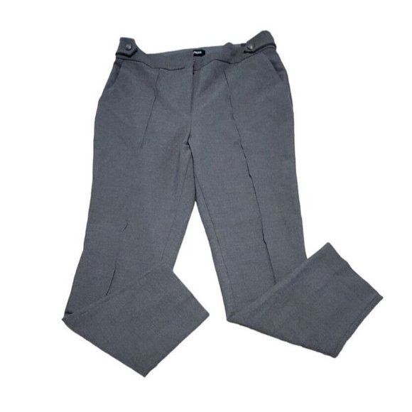 Express Pants - Express Women's Dress Pants Gray Skinny High Rise Stretch Trousers Size 14R